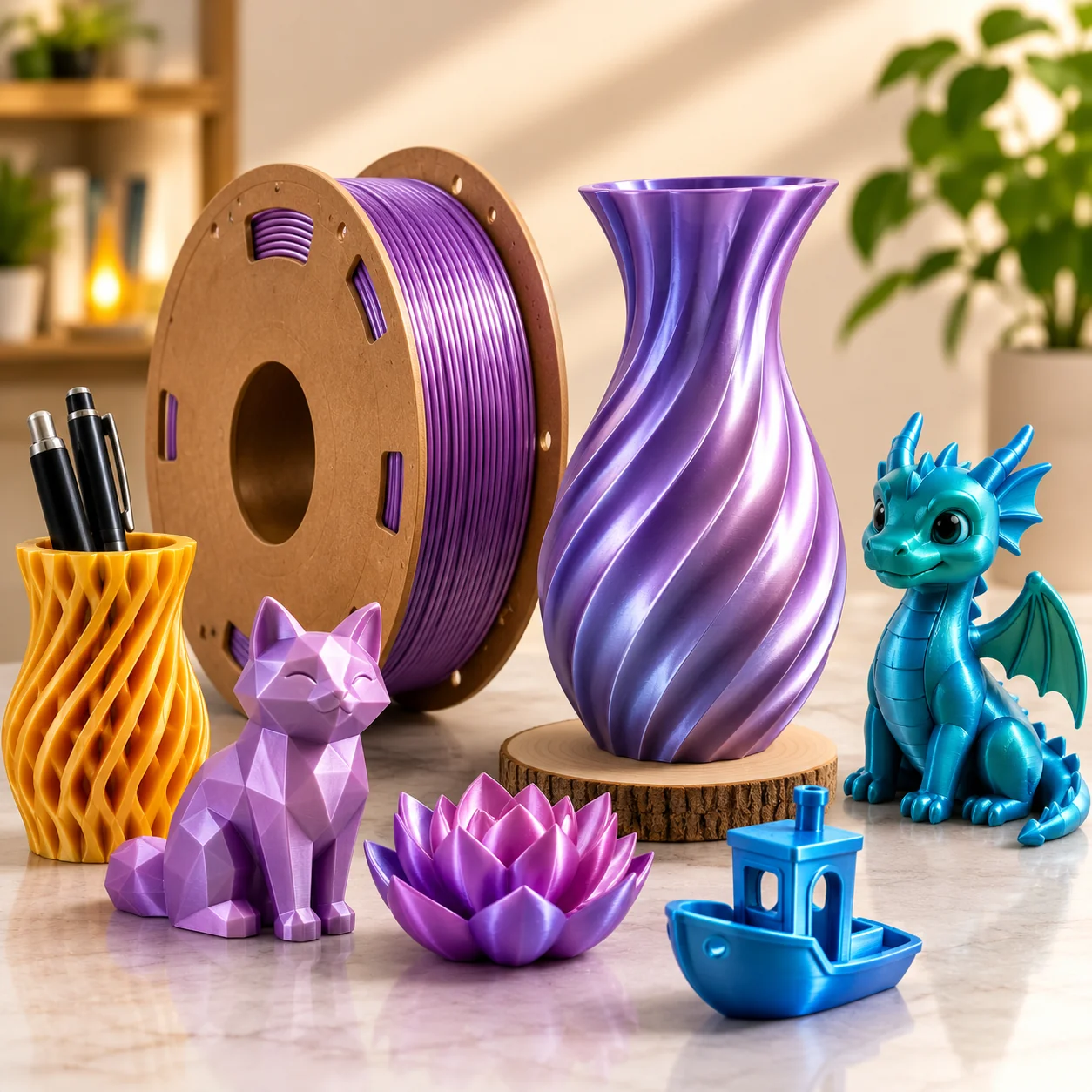 PLA Silk filament spool